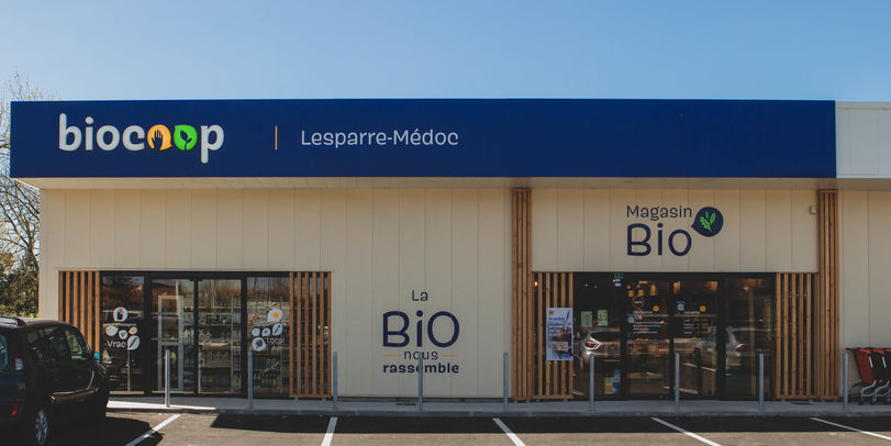 Création du magasin bio - Biocoop à Lesparre Médoc