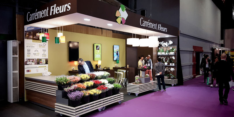 Carrément fleurs au Salon de la Franchise