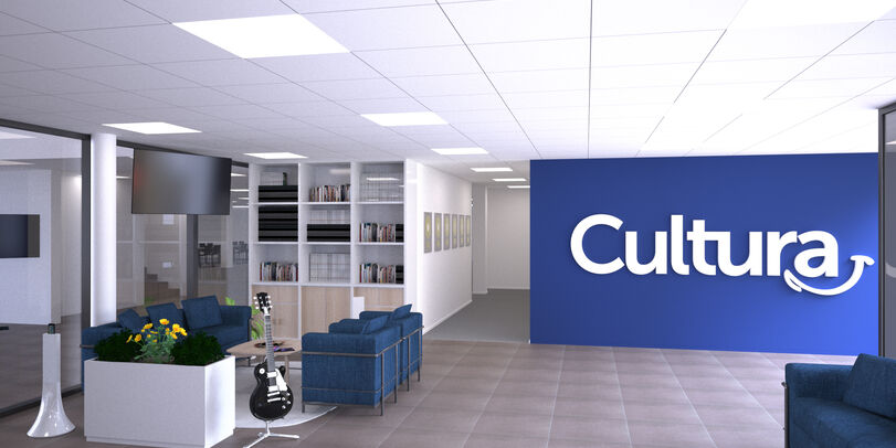 Cultura, aménagement et branding du siège social