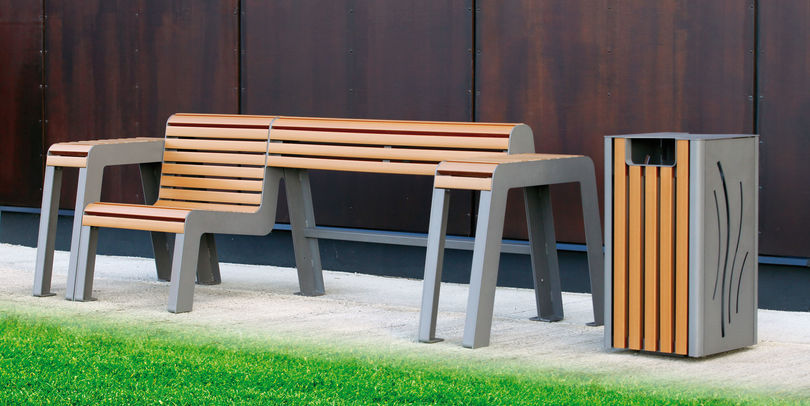 Serena, mobilier urbain pour Square