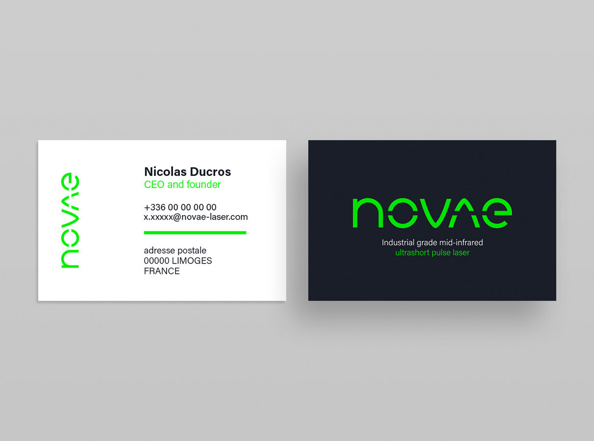 Création d’une identité de marque lasers pour Novae (photo 4)