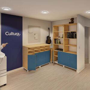 Aménagement des locaux sociaux pour les magasins Cultura 