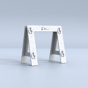 Éco-design de tréteaux en plastique recyclé - Design circulaire à Bordeaux