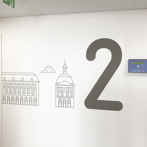 Signalétique pour le bâtiment Consultations de la Clinique du Tondu