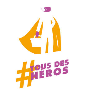 « Tous des héros » contre le COVID : une campagne graphique en open-source pour tous les commerçants