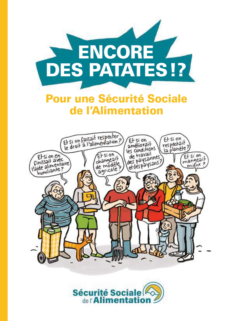 Couverture de la BD Encore des Patates Sécurité Sociale de l'alimentation