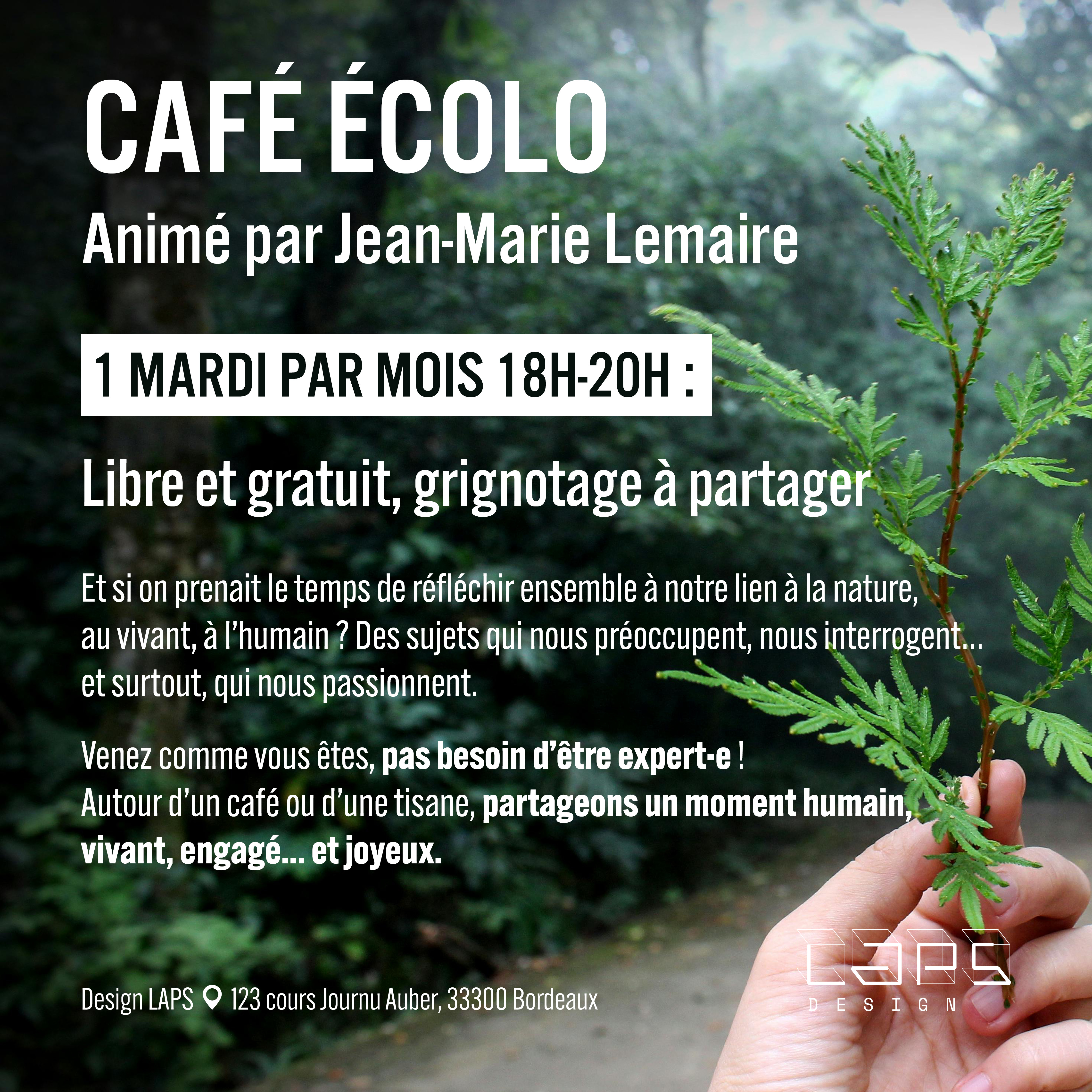 Le café écolo à Bordeaux chez Félix et associés et Laps Design