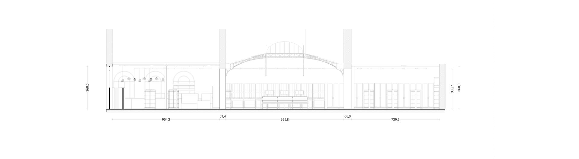 Aménagement magasin bio à Bordeaux avec verrière et lumière naturelle optimisant le parcours client