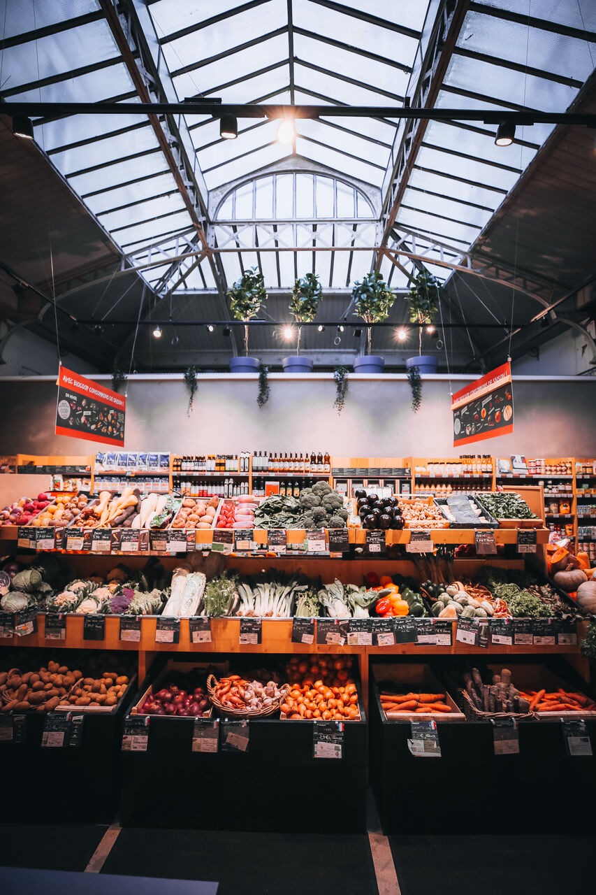 Agencement de magasin bio, Biocoop Bordeaux