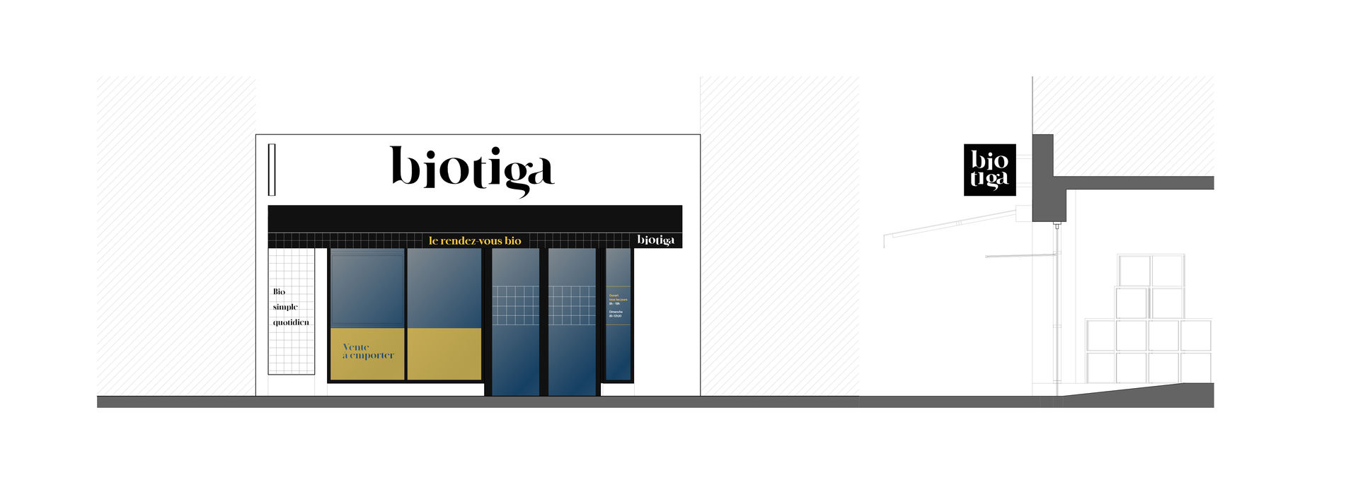 Biotiga, création de marque de magasin Bio (photo 5)