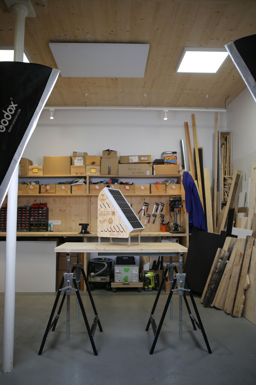 Prototype de capteur biodiversité en phase de design industriel