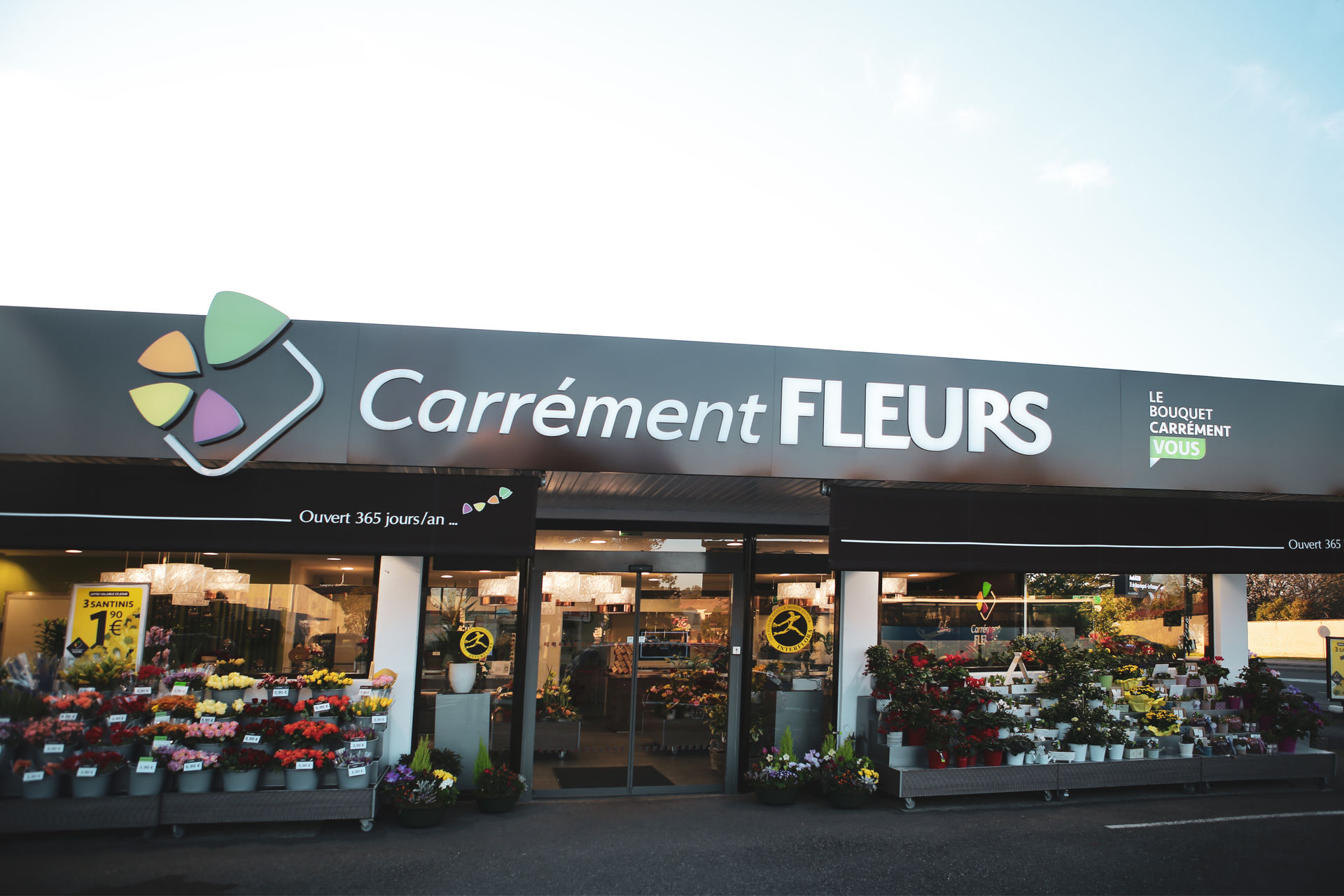 Design de franchise : concept de magasins Carrément Fleurs (photo 2)
