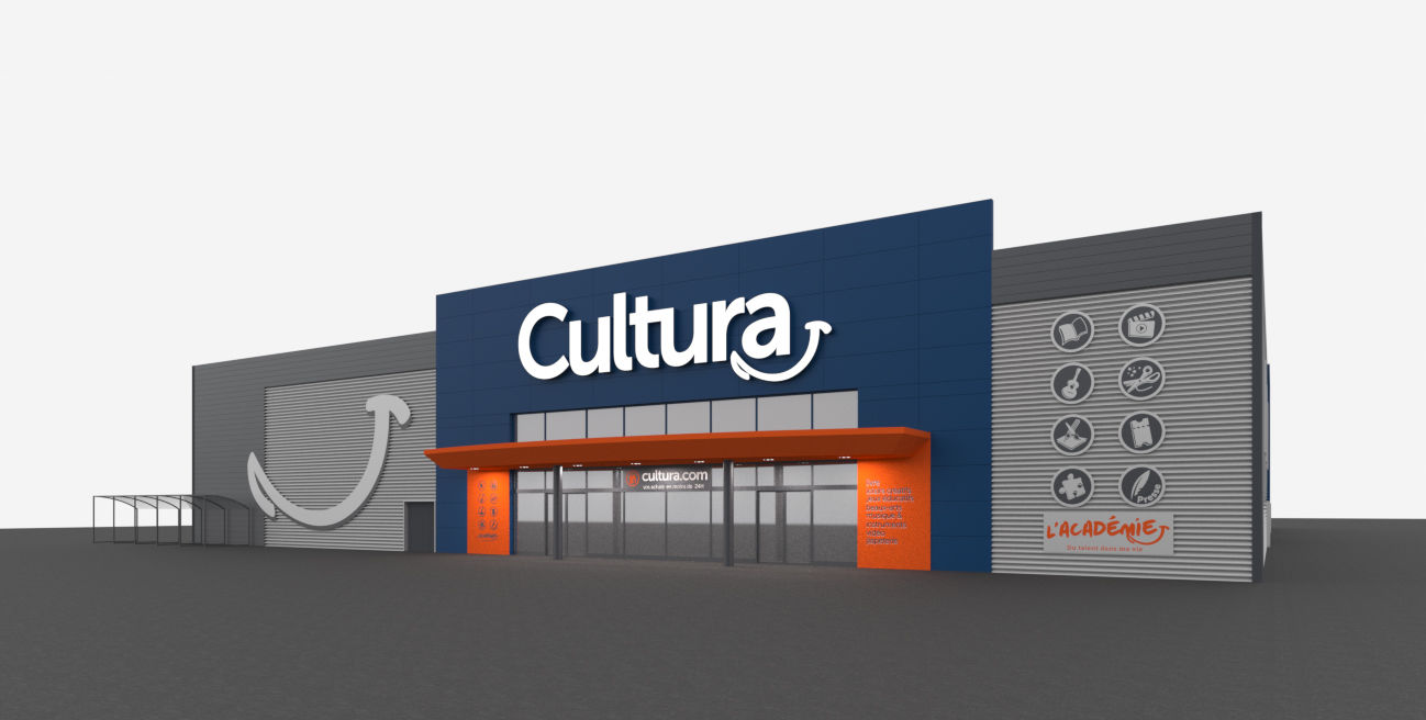 Concept d'enseigne pour les magasins Cultura (photo 4)