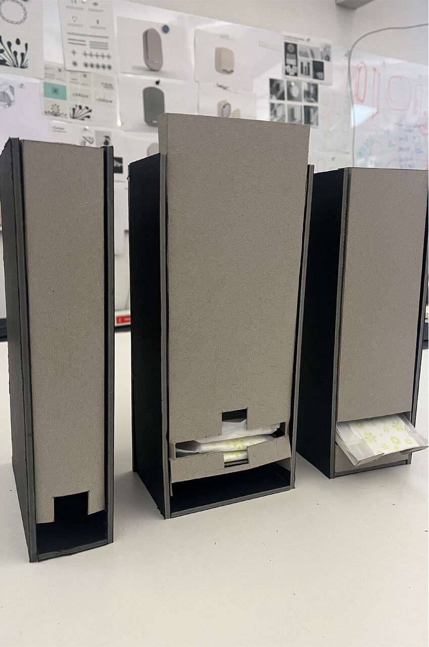 Concept design et maquette du distributeur Cyclezen imaginé par Félix et associés