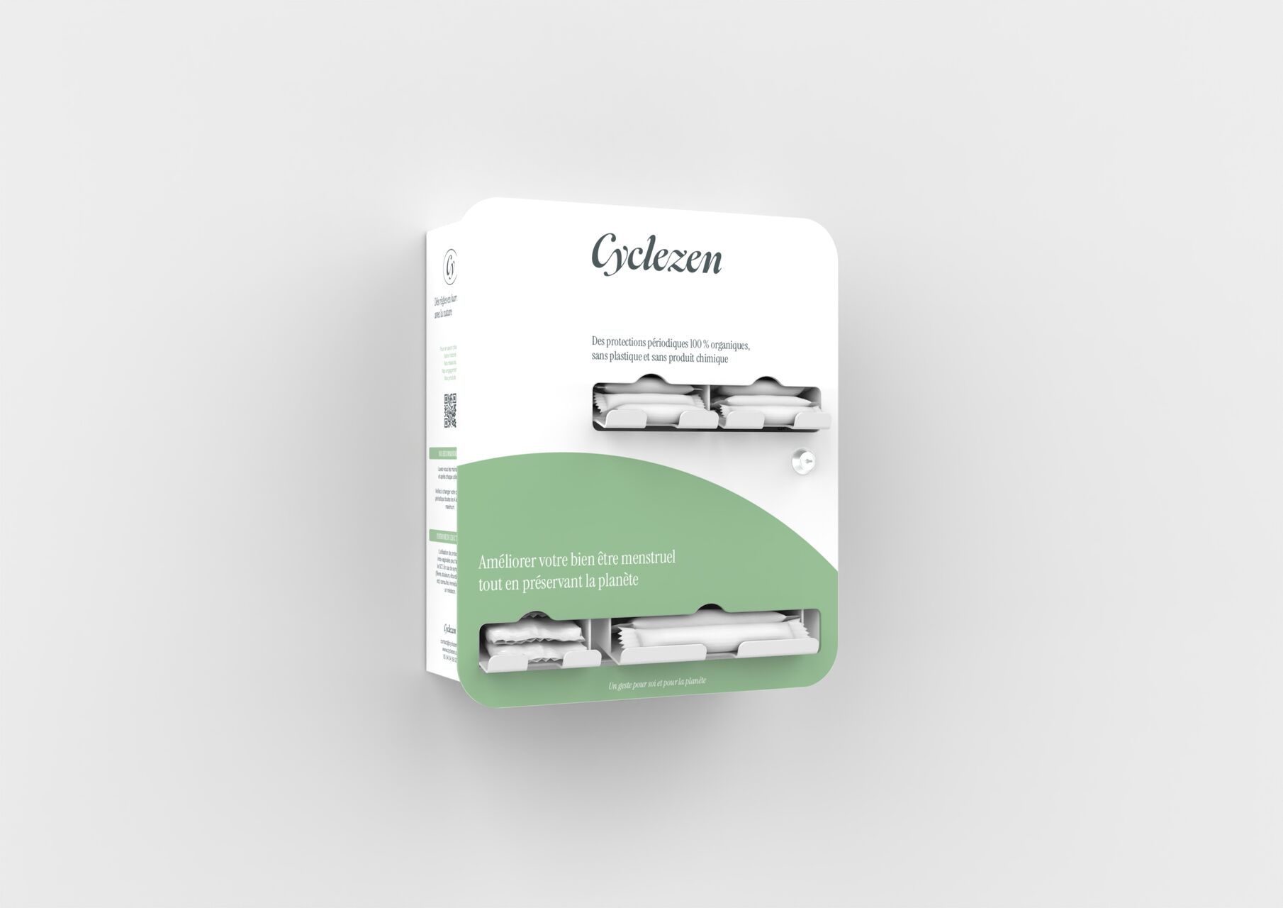 Design produit du distributeur Cyclezen conçu par Félix et associés dans une démarche d’écoconception pour améliorer l’accès aux