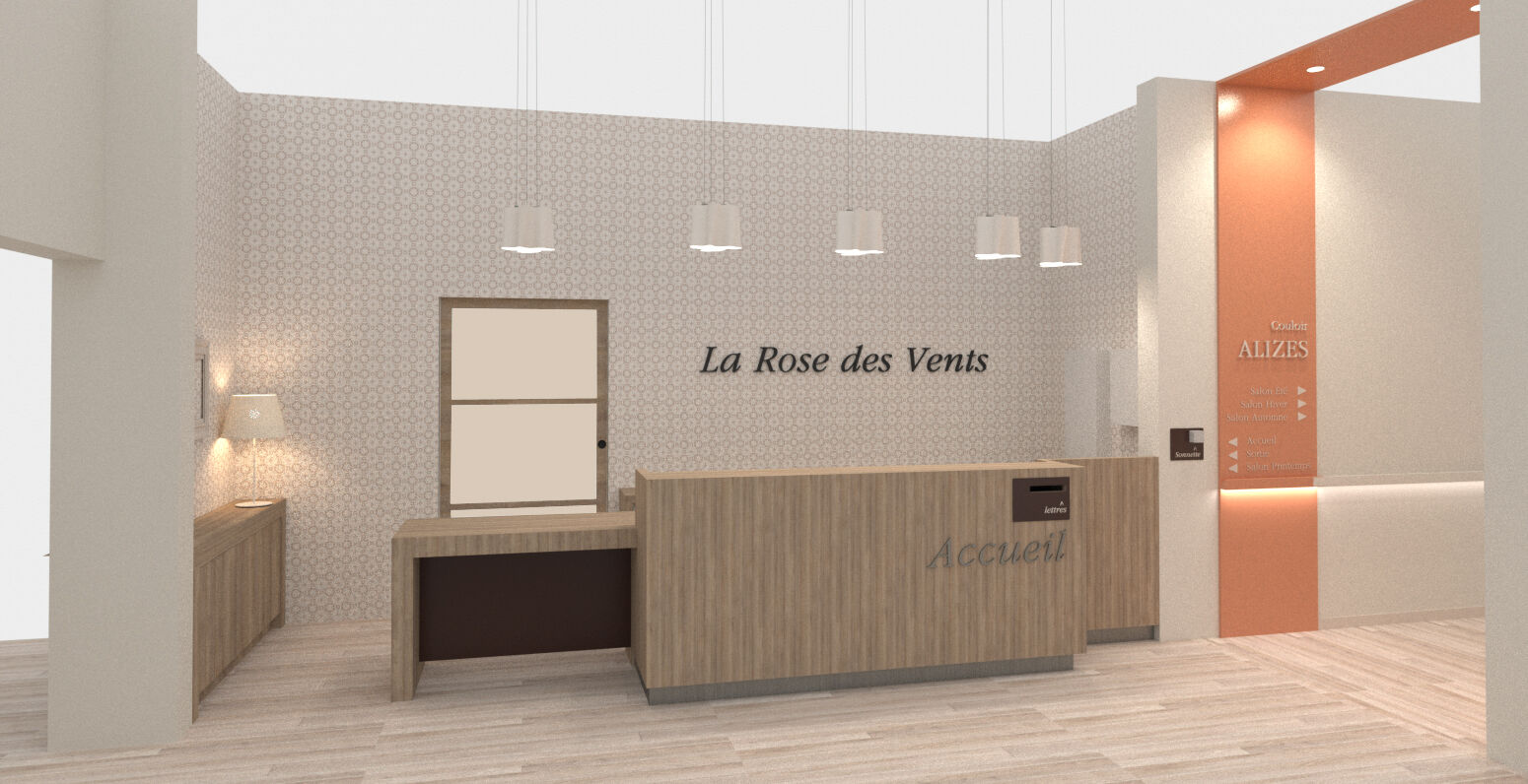 Aménagement de l’accueil de la maison de retraite La Rose des Vents à L’Houmeau
