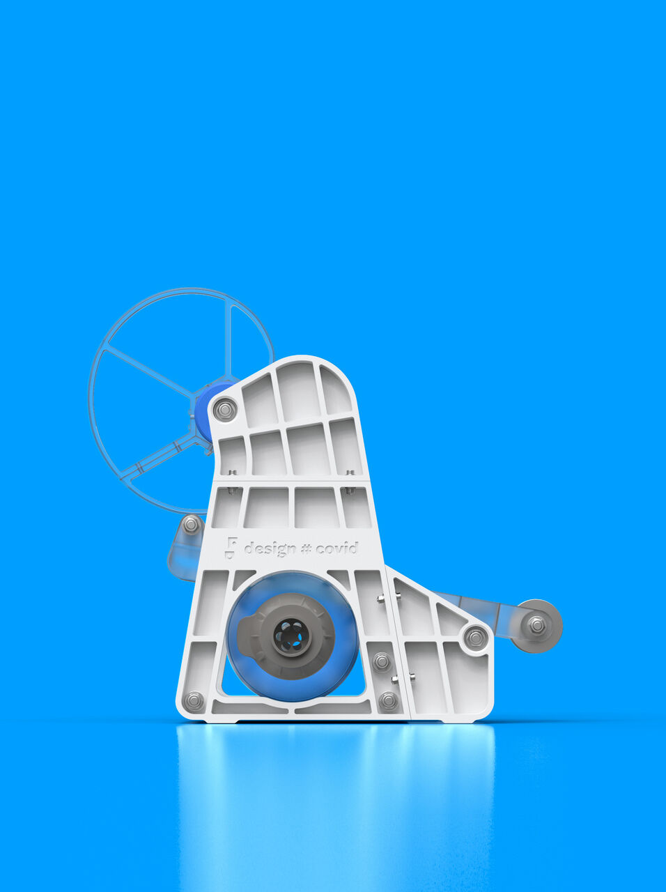 Respirateur conçu en design industriel pour la santé imprimé en 3D