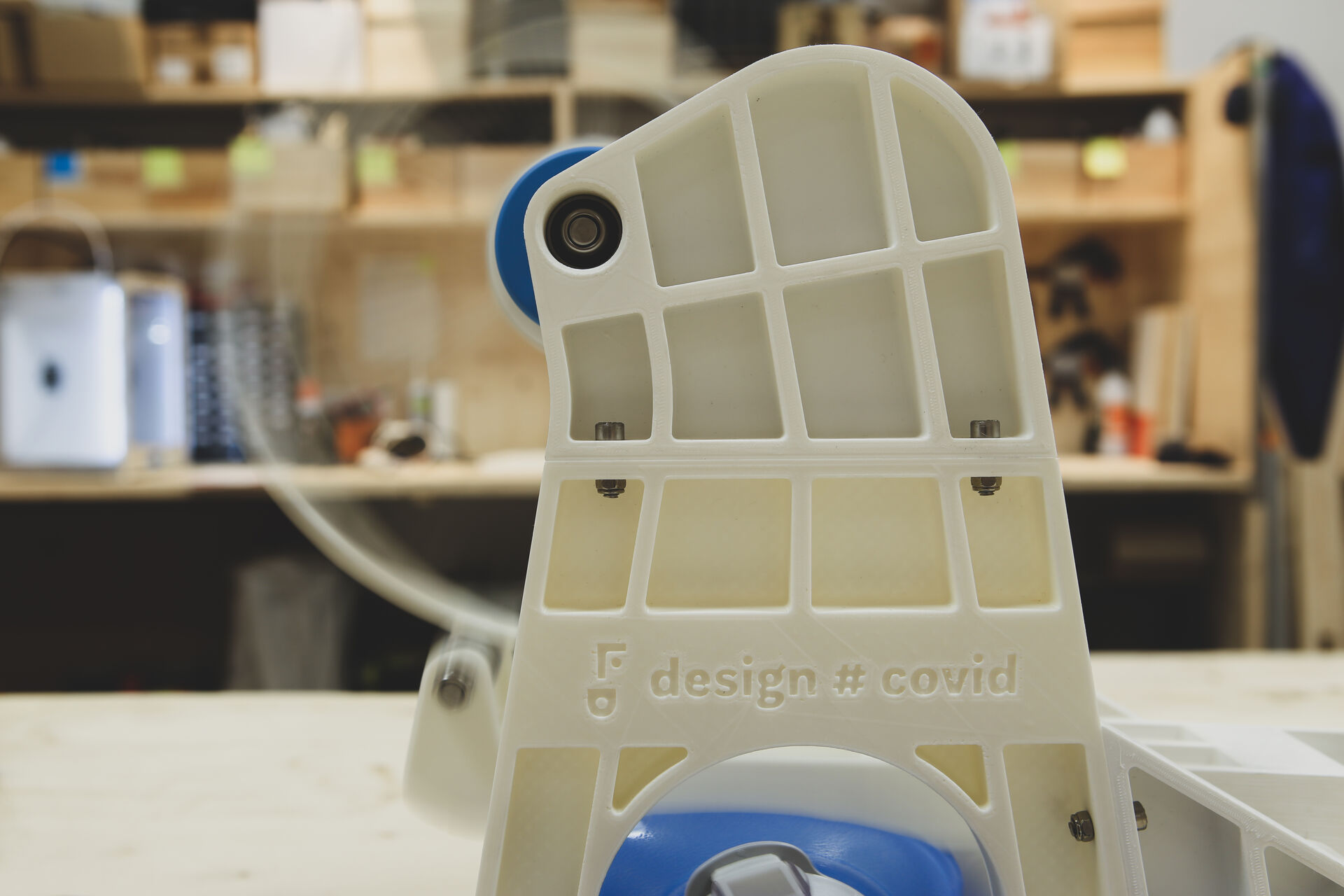 Respirateur médical open source imprimé en 3D prototype fonctionnel