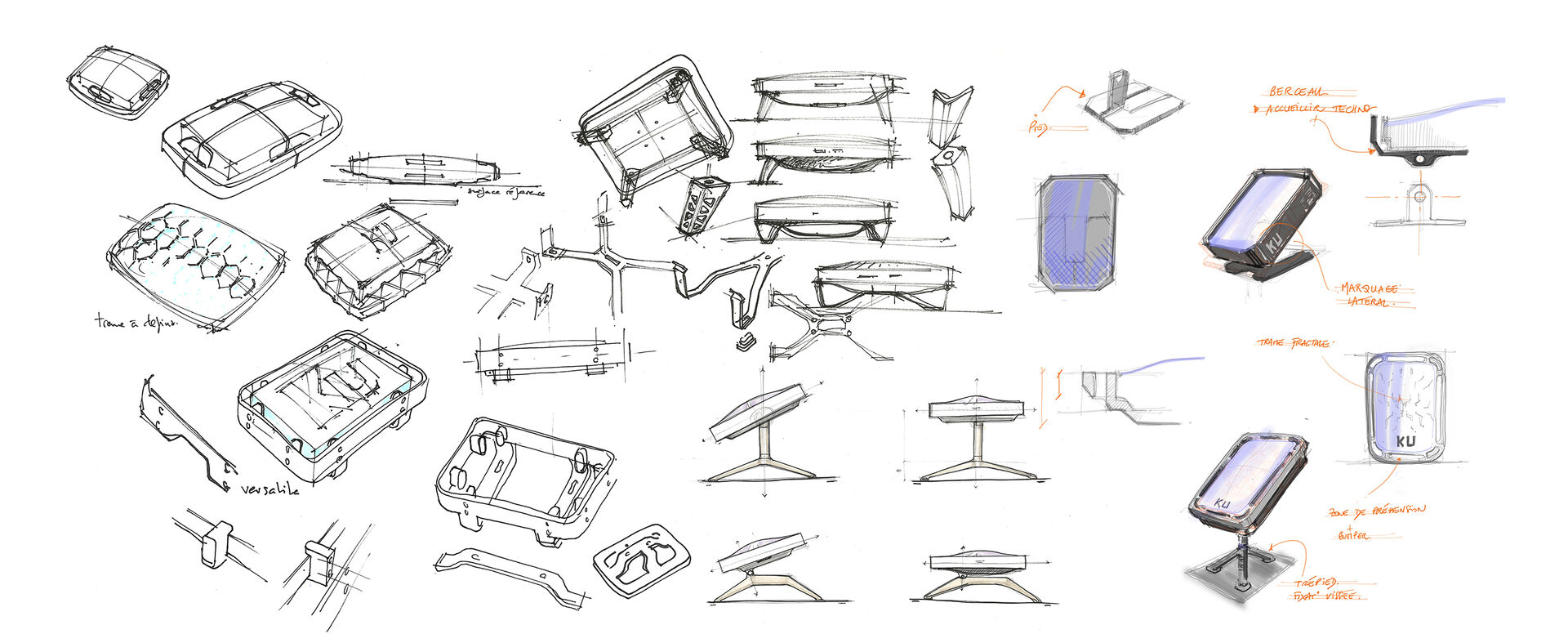 Phase de recherche en design produit pour une antenne de télécommunication innovante développée avec Greenerwave