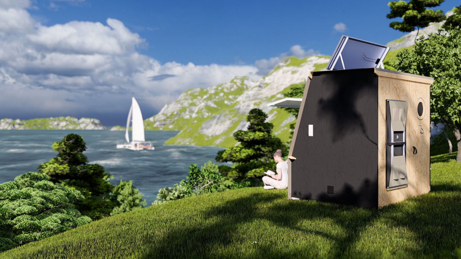 Concept d’éco-design pour un refuge autonome destiné au tourisme durable