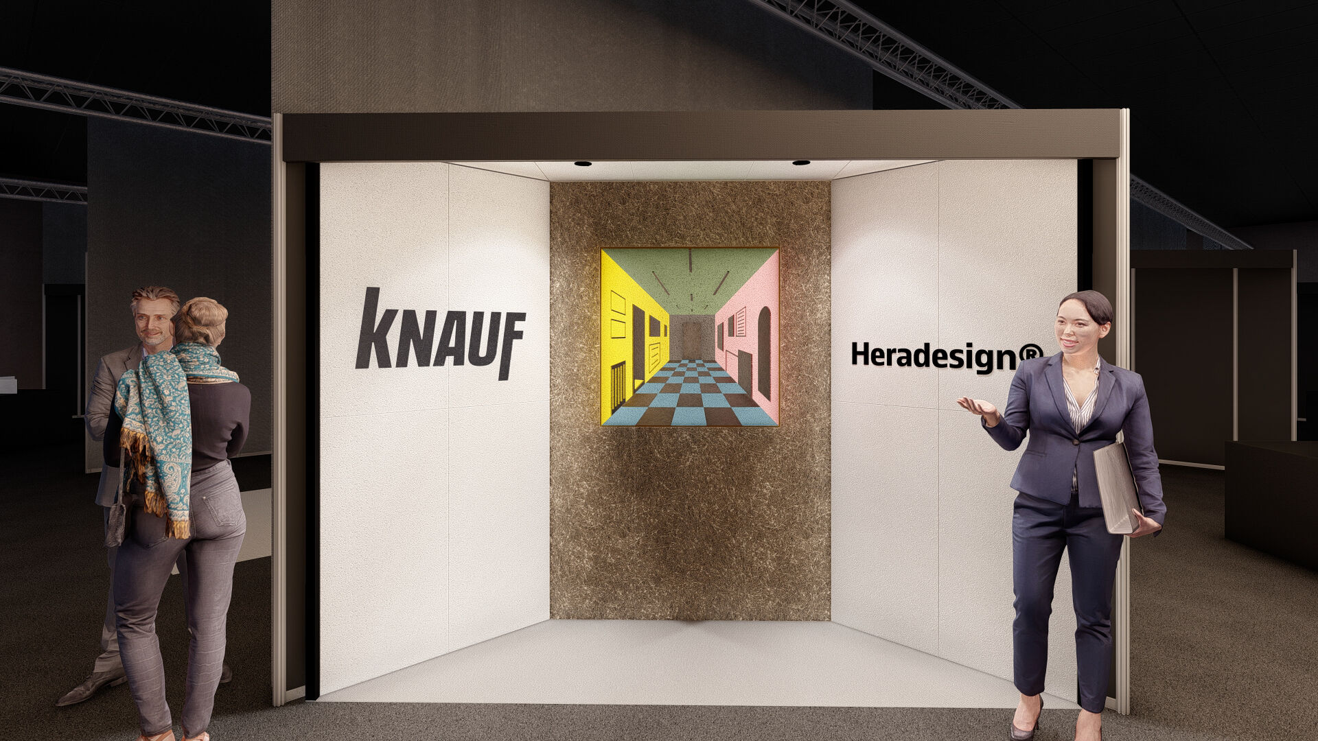 Conception du stand Knauf Heradesign pour le salon Architect@Work