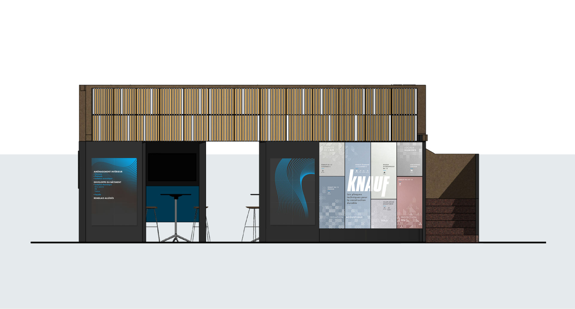 Design d'un Stand Knauf pour Batimat 2022 (photo 3)