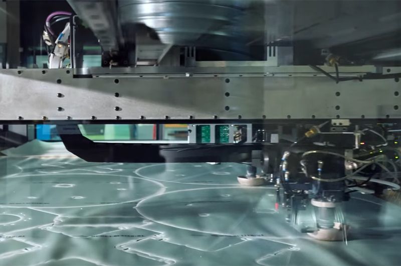 Design industriel d'une machine outil : découpeur laser d'airbag (photo 2)