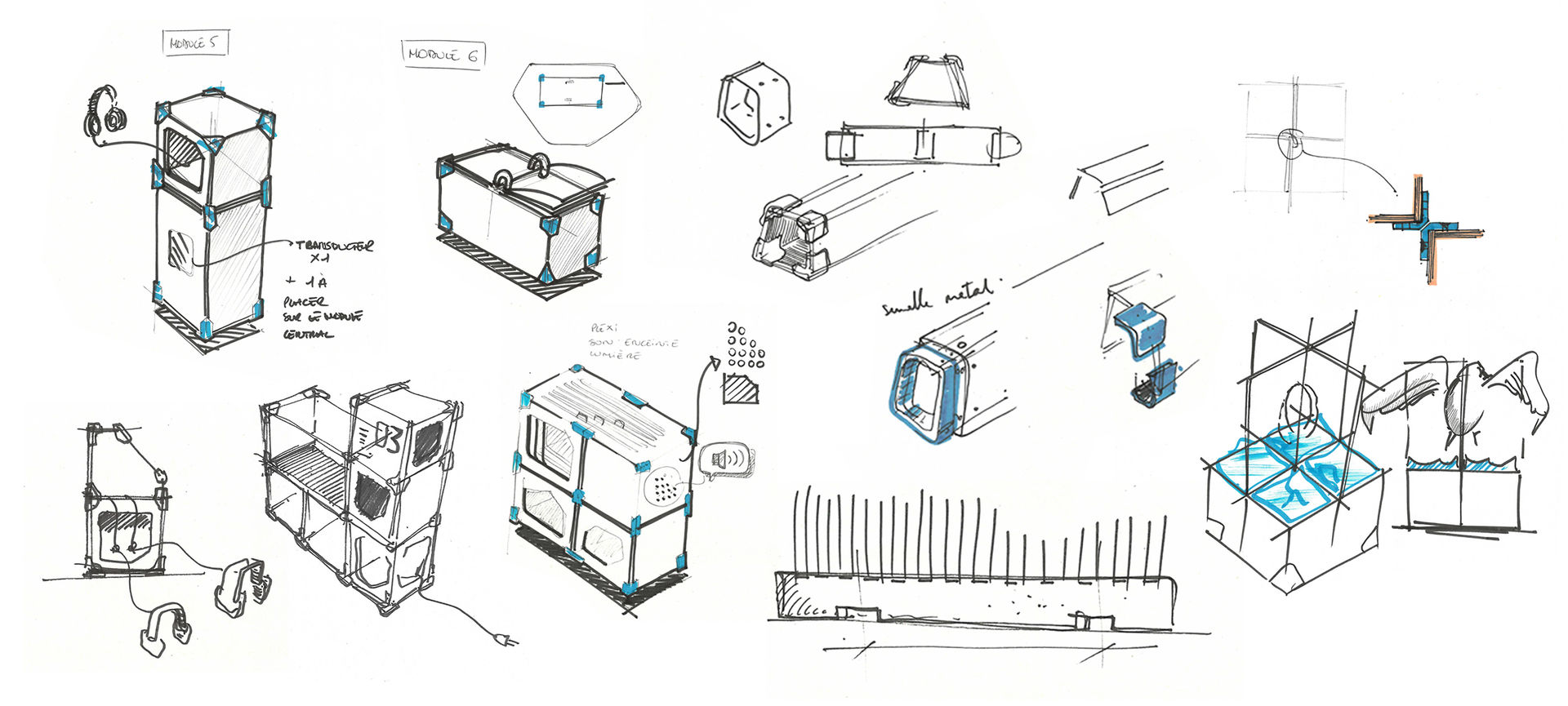 croquis muséographie nano musée