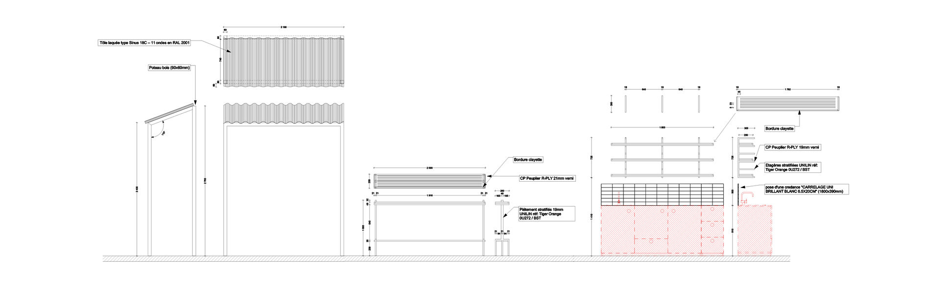Agencement de magasin bio à Bordeaux conçu par une agence de design Bordeaux spécialisée en éco-conception