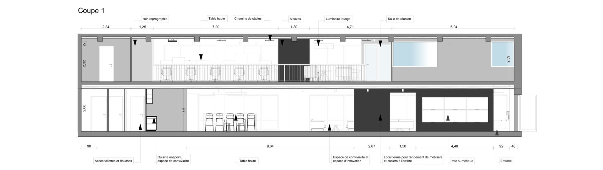 amenagement de bureau Bordeaux Onepoint