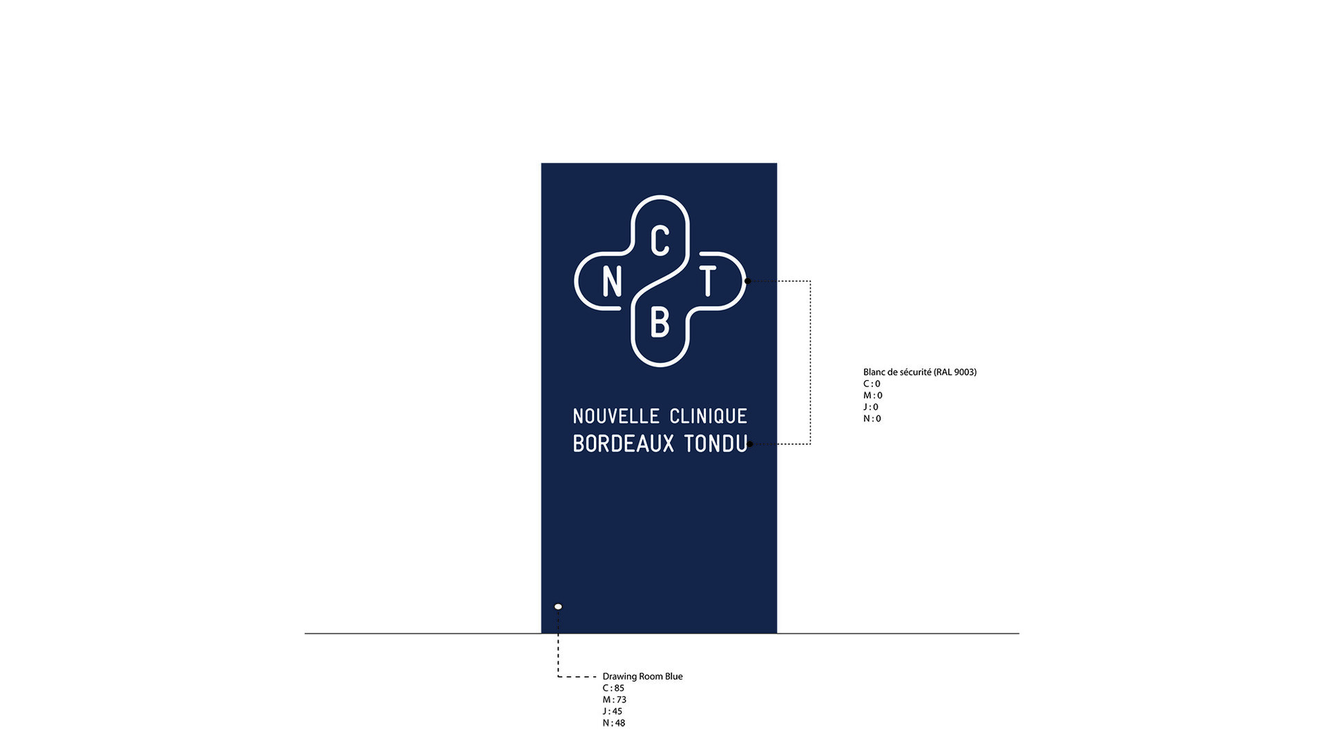 Création du logo de la Clinique du Tondu par notre agence de design graphique à Bordeaux