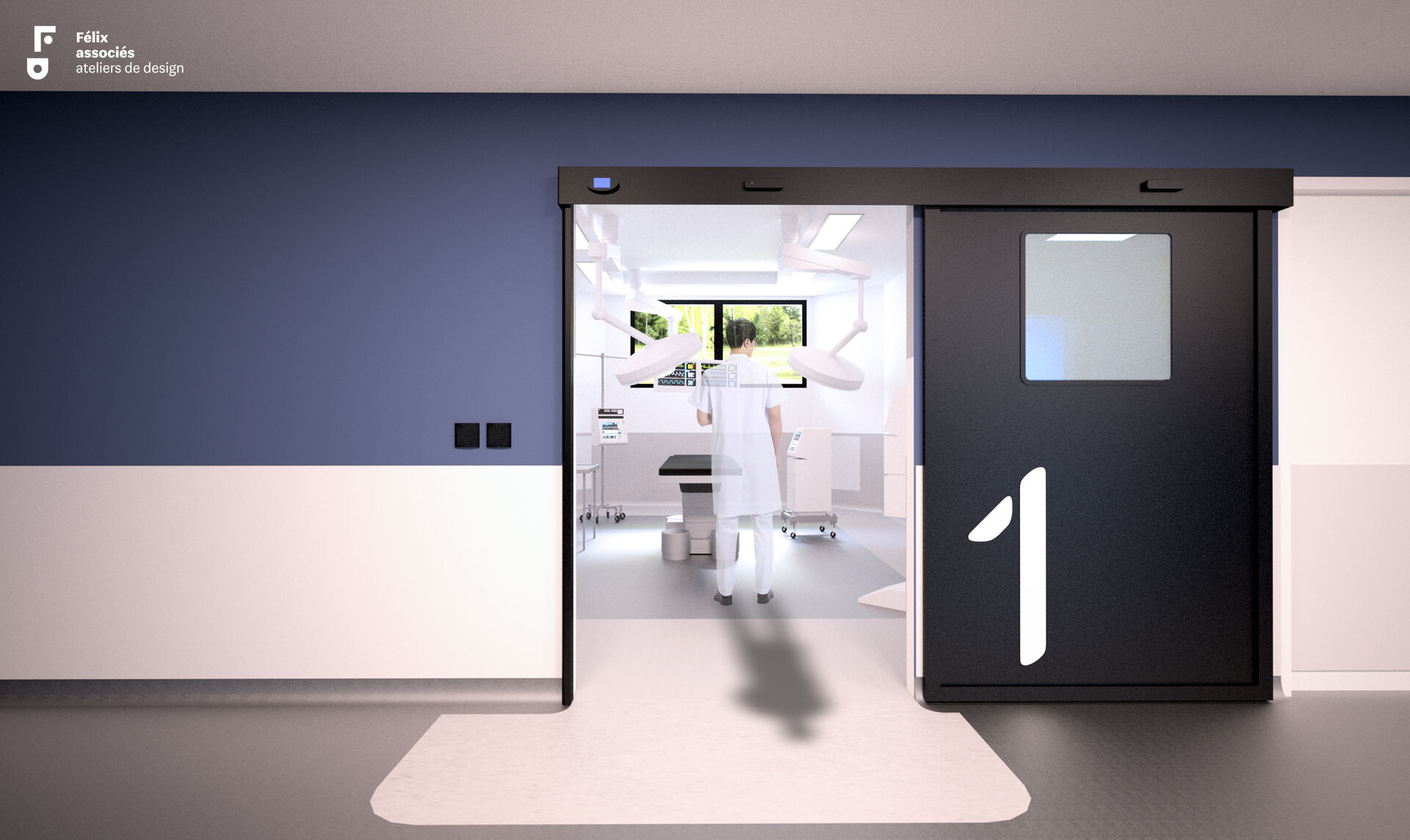 Conception d’un bloc opératoire en Gironde pour la Polyclinique du Tondu