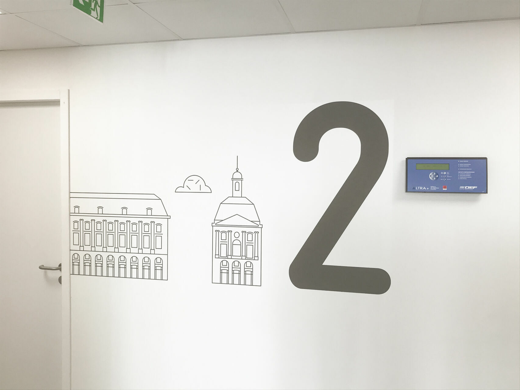 Identité graphique de l’espace consultation développée pour la Nouvelle Clinique Bordeaux Tondu