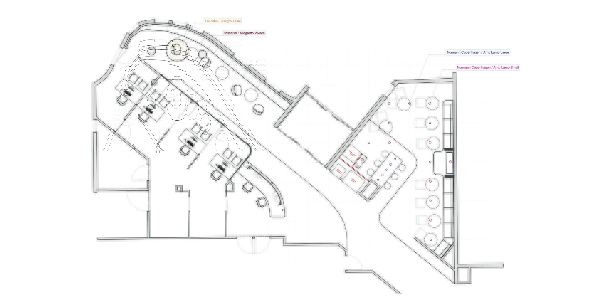 Schéma de conception architecturale pour la Polyclinique du Tondu en Gironde