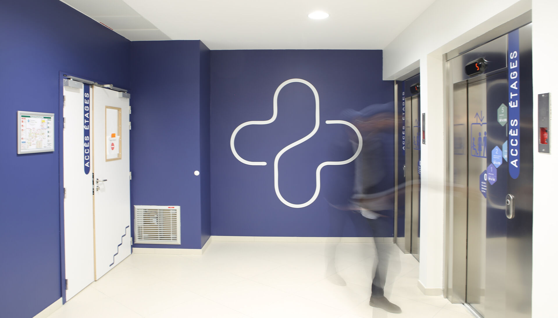 Signalétique et repérage au sein de la Polyclinique du Tondu à Floirac