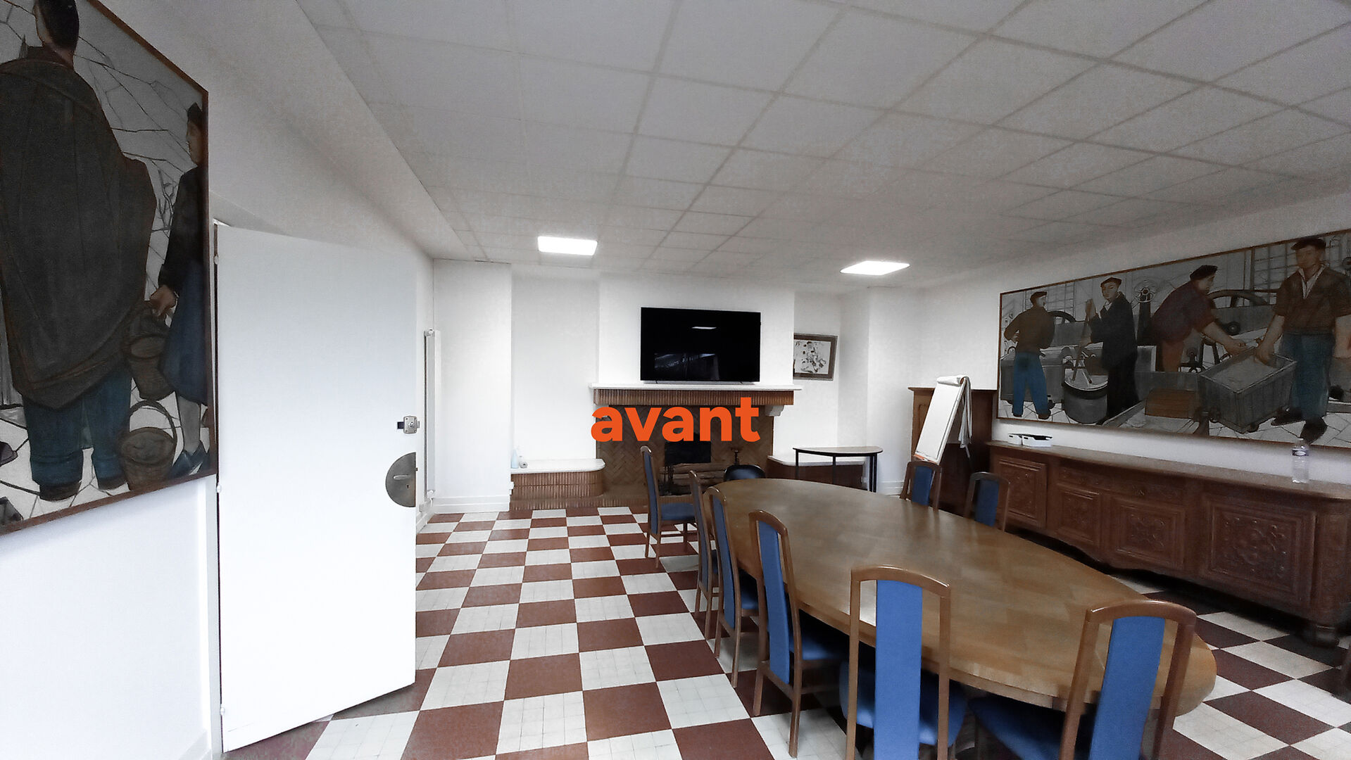 Ancien espace d'accueil VIP avant le projet de design d'espace réalisé par Félix et associés à Bordeaux