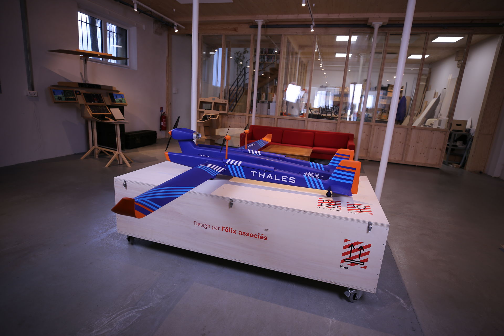 Conception du drone UAS100 pour Thales (photo 3)