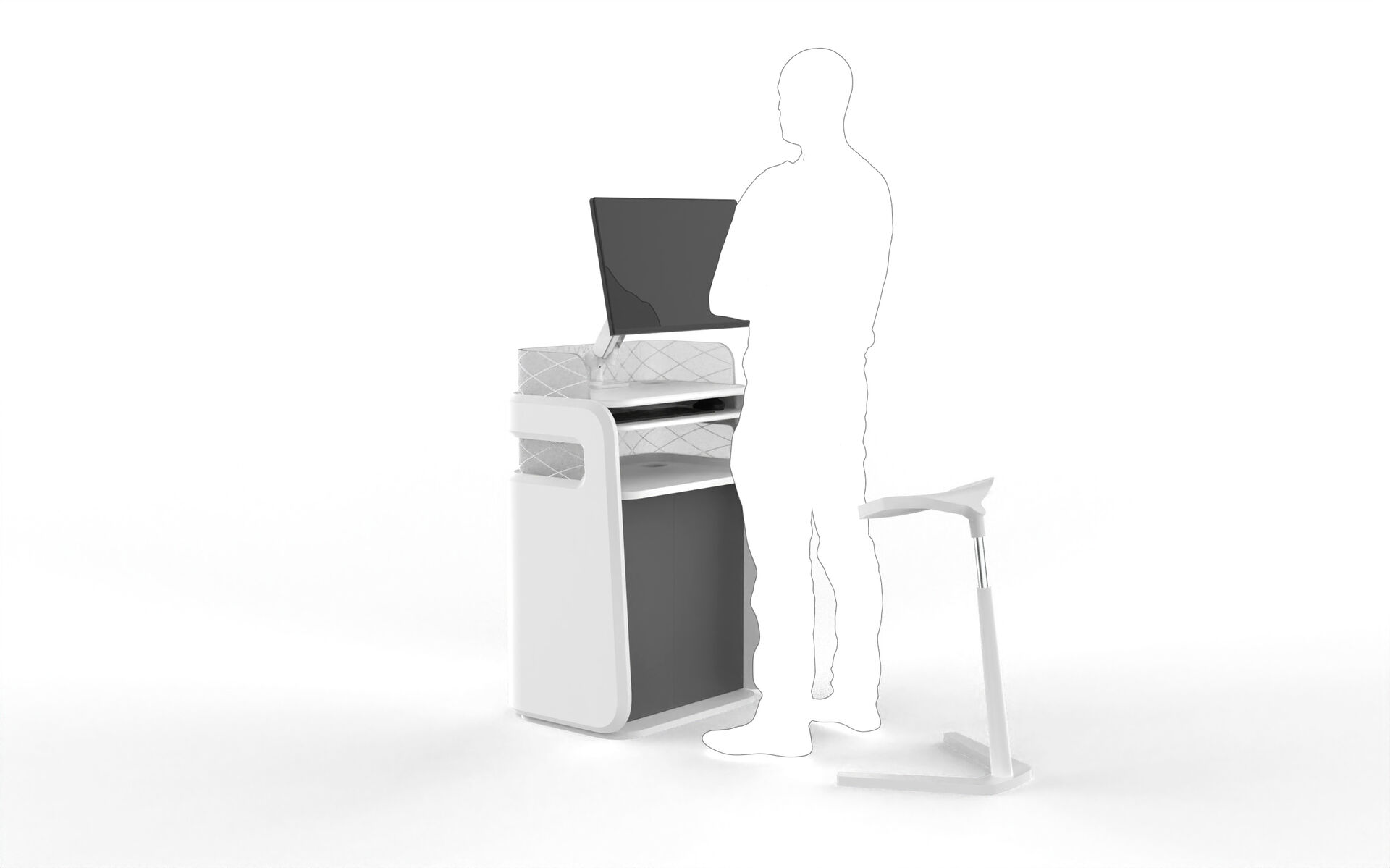 Étude ergonomique du poste de contrôle Helixview avec opérateur en situation