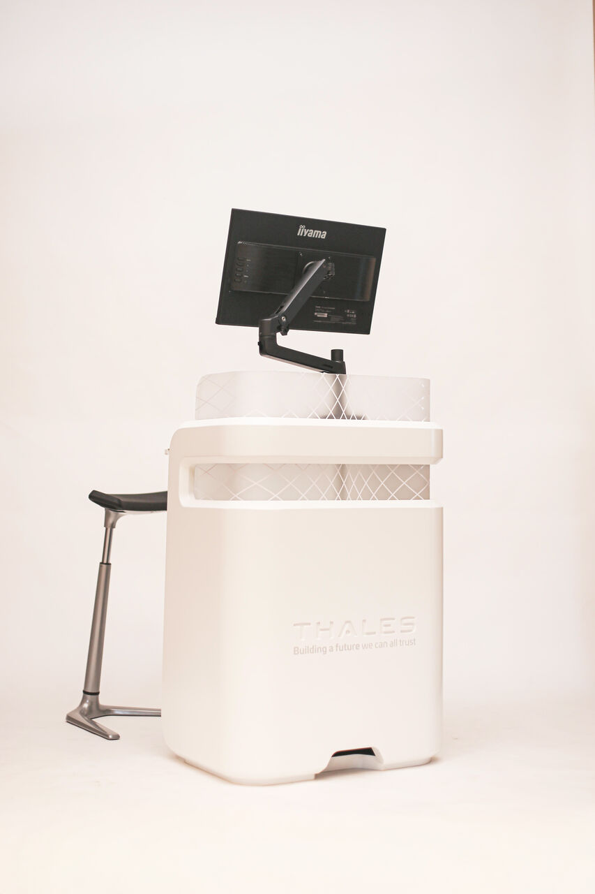 Prototype échelle 1 du poste opérateur Helixview pour contrôle de bagages