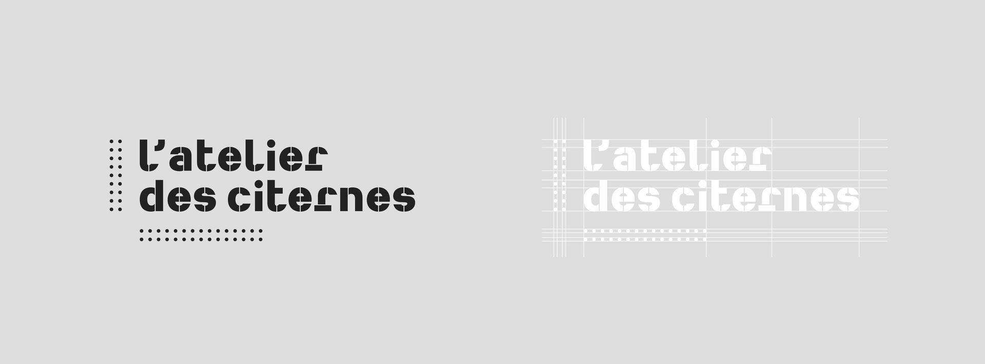 Identité graphique de l’Atelier des Citernes à Bordeaux