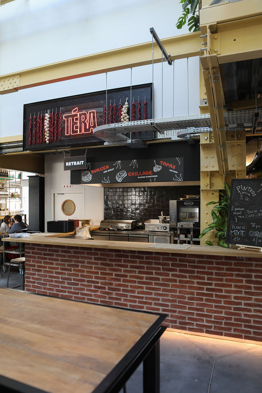 Illustrations et univers graphique coloré de l’identité visuelle Atelier des Citernes