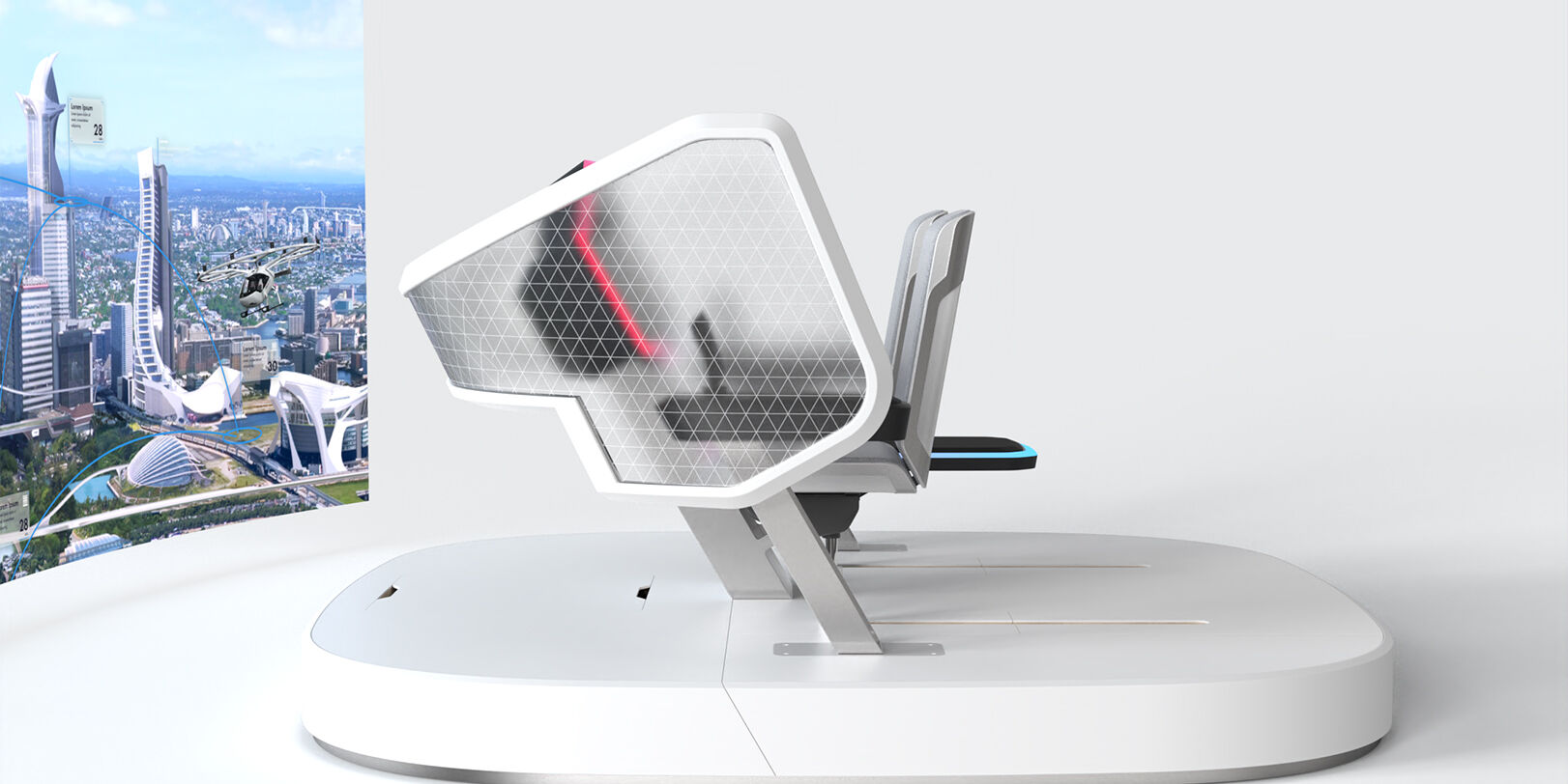 Démonstrateur prospectif conçu pour l’aéronautique afin d’explorer les systèmes et interfaces du futur