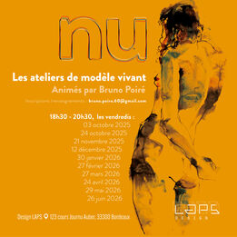 Ateliers de croquis de modèle vivant organisés par Bruno Poiré - Saison 2025-2026 au Design Laps