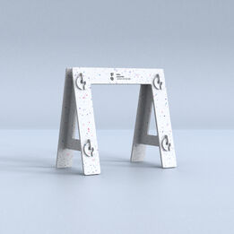 Tréteaux en plastique recyclé éco-conçus à Bordeaux