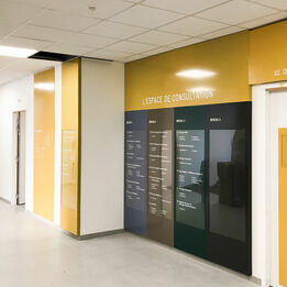 Signalétique hospitalière – Clinique du Tondu Bordeaux