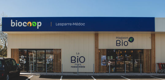 Création du magasin Biocoop à Lesparre Médoc (33)