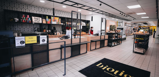Biotiga, création de marque de magasin Bio