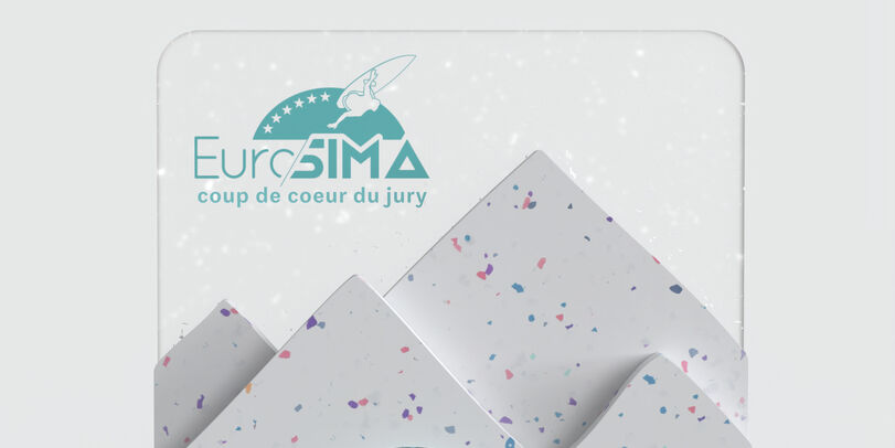Trophée éco-conçu sur-mesure en plastique recyclé
