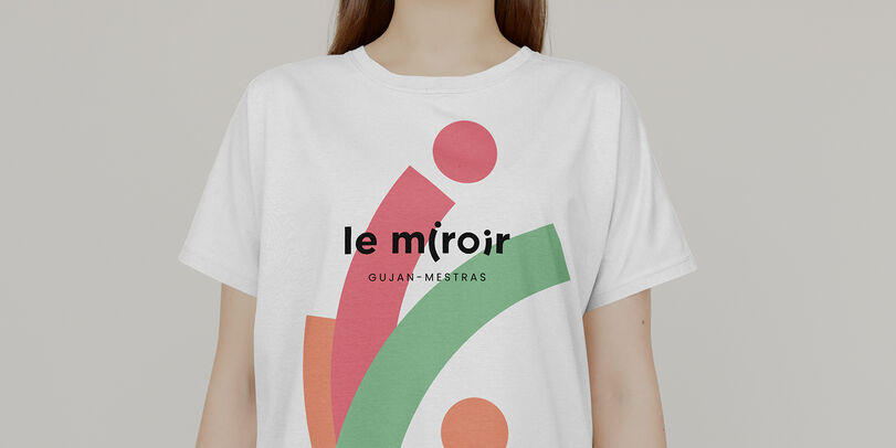 Identité visuelle de la salle Le Miroir à Gujan