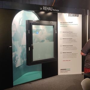 Concept et fabrication du stand Rehau pour Architect@work